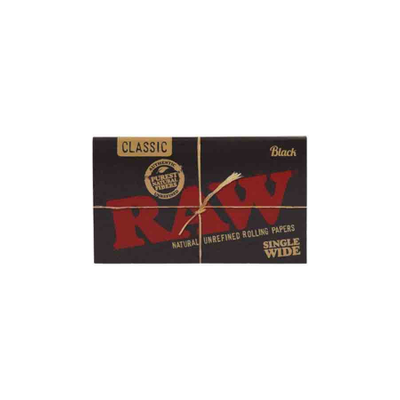 Black Extra Fine Unbleached Rolling Paper